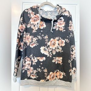 12pm by Mon Ami floral hoodie